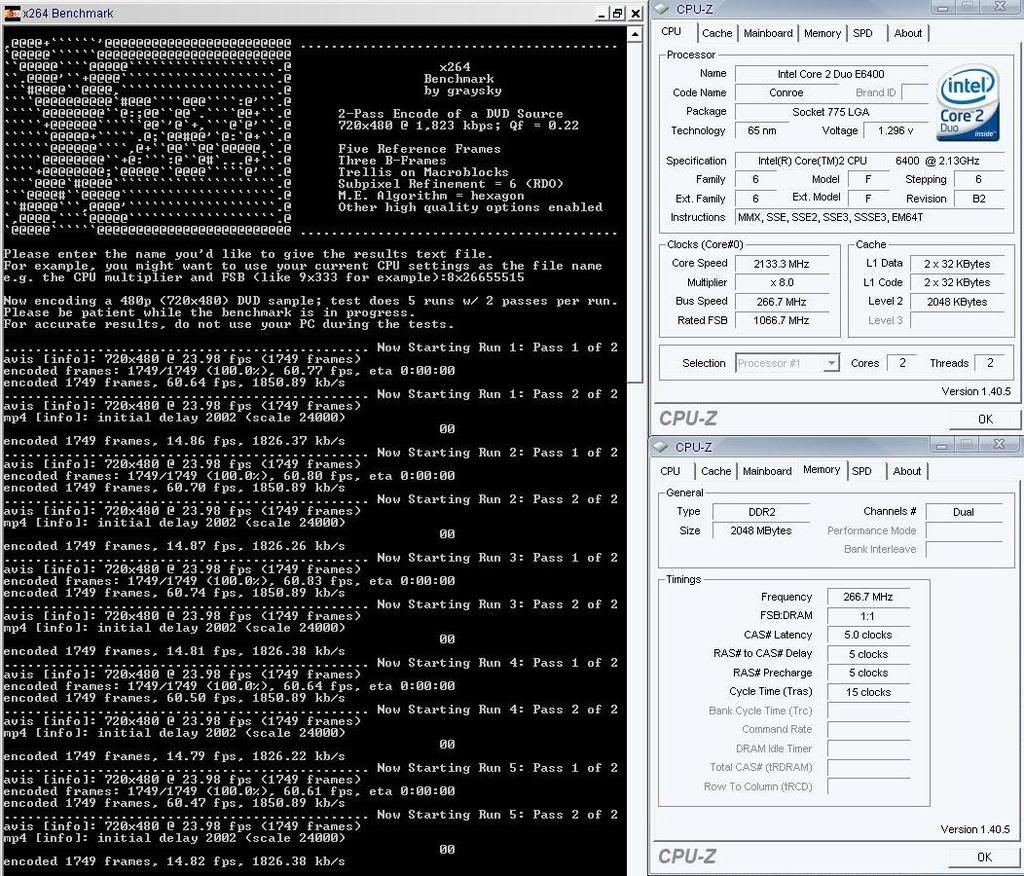 x264 video encoding benchmark Tom's Hardware Forum